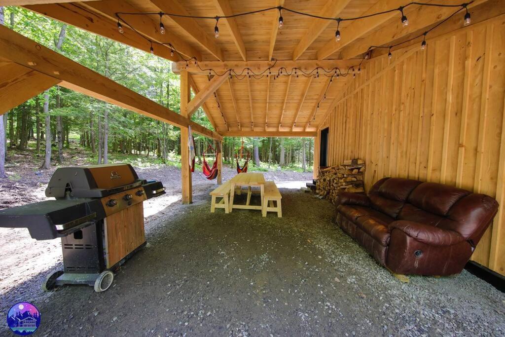 Chalet Deschamps- SPA- Chien accepté- Nature- Estrie Mansonville Exterior foto